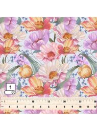 Bloom flower style with pink,purple colors - Image 5
