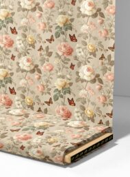 Rose flower style with pink,green colors - Image 4