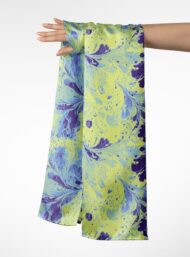 Petal flower style with blue, yellow colors - Image 3