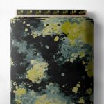 Splotch abstract style with grey,green colors