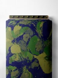 Petal flower style with green,yellow colors