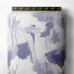 Bloom flower style with grey,blue colors