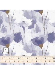 Bloom flower style with grey,blue colors - Image 5