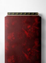 Bloom flower style with red colors