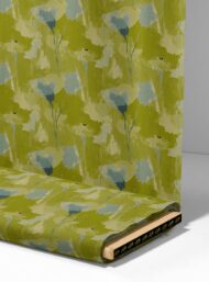 Bloom flower style with green,blue colors - Image 4