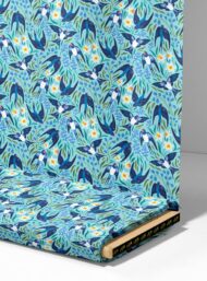 Bird nature style with blue,green colors - Image 4