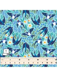 Bird nature style with blue,green colors - Image 5