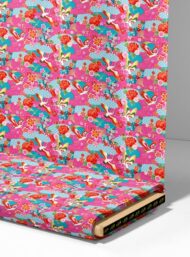 Bird flower style with red,green colors - Image 4