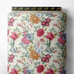 Bloom flower style with pink,green colors