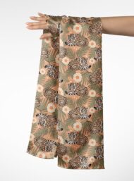 Tiger nature style with brown,orangecolors - Image 3