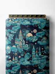 Castle others style with blue,grey colors