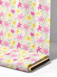 Bloom flower style with pink,yellow colors - Image 4