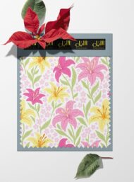 Bloom flower style with pink,yellow colors - Image 6