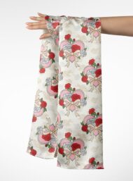 Bloom flower style with red,pink colors - Image 3