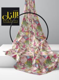 Petal flower style with pink,green colors - Image 2