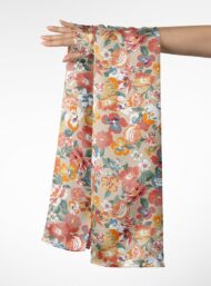 Bloom flower style with orange,pink colors - Image 3