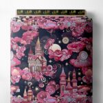 Tower mixed style with pink,purple colors