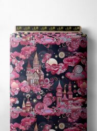 Tower mixed style with pink,purple colors