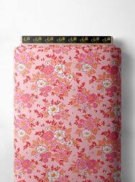 Petal flower style with pink,white colors