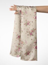 Rose flower style with pink, green colors - Image 3