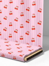 Cherry flower style with red,green colors - Image 4