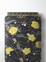 Bee flower style with yellow,grey colors