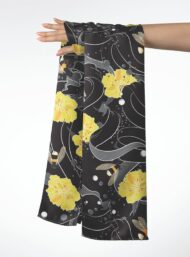 Bee flower style with yellow,grey colors - Image 3