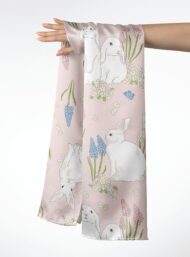 Rabbit nature style with white,green colors - Image 3