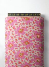 Bloom flower style with pink,yellow colors