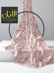 Petal flower style with pink, green colors - Image 2