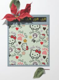 Cat animal style with pink,white colors - Image 6