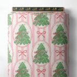 Tree nature style with green,pink colors