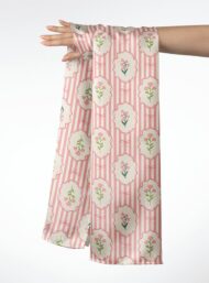 Bud flower style with pink,green colors - Image 3