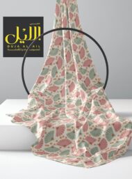 Fan flower style with pink,blue colors - Image 2