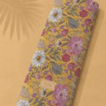 Leaf flower style with yellow,pink colors