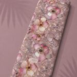 Petal flower style with pink,white colors