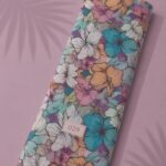 Petal flower style with pink,blue colors