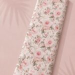 Rose flower style with pink,white colors