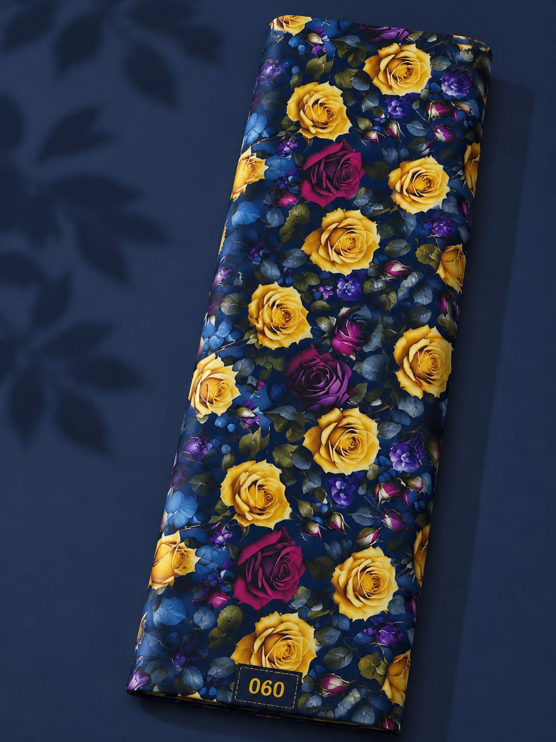 LAI-0060_1-1.jpeg Rose flower style with yellow,purple colors - Image 1