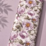 Petal flower style with pink,green colors