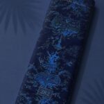 Blue flower style with blue,black colors