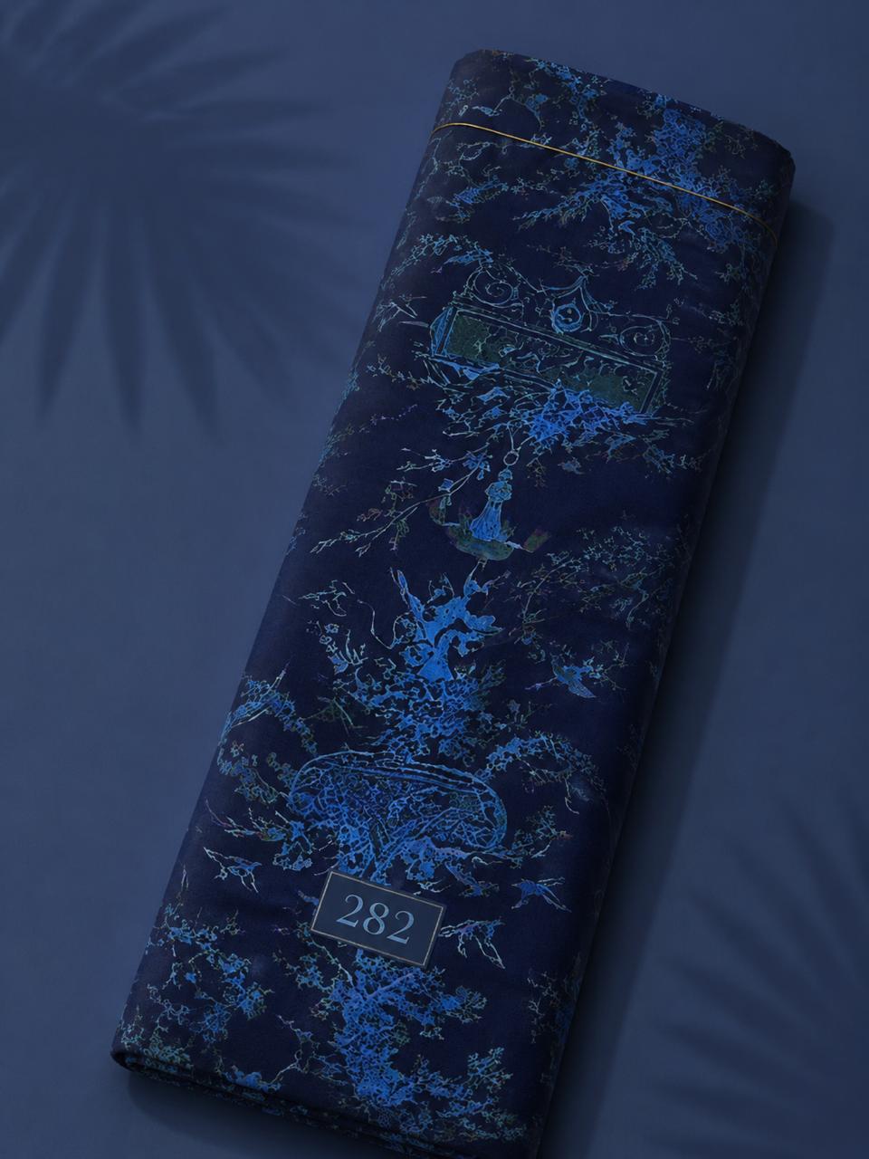 LAI-0282_1-1.jpeg Blue flower style with blue,black colors - Image 1