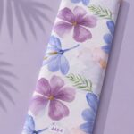 Petal flower style with purple,blue colors
