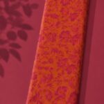 Petal flower style with orange,pink colors