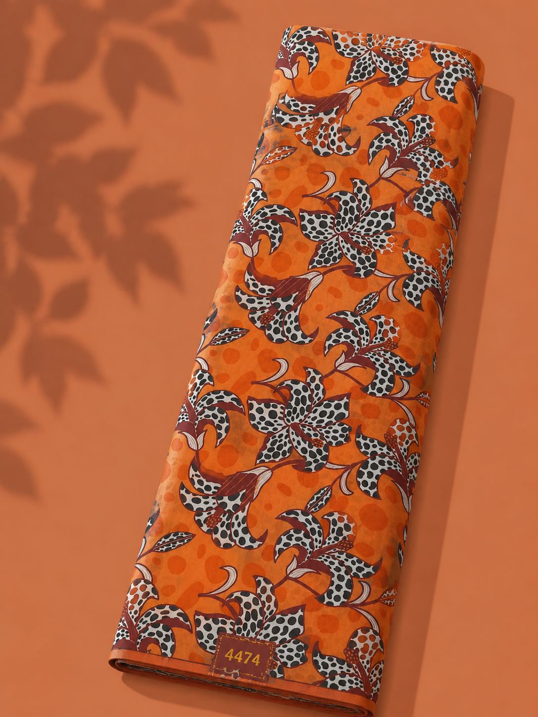 LAI-4474_1-1.jpeg Leaf flower style with orange,black colors - Image 1