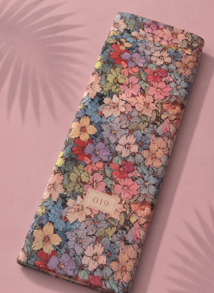 LAI-0019_1 Petal flower style with pink,red colors - Image 1