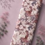 Petal flower style with pink,green colors