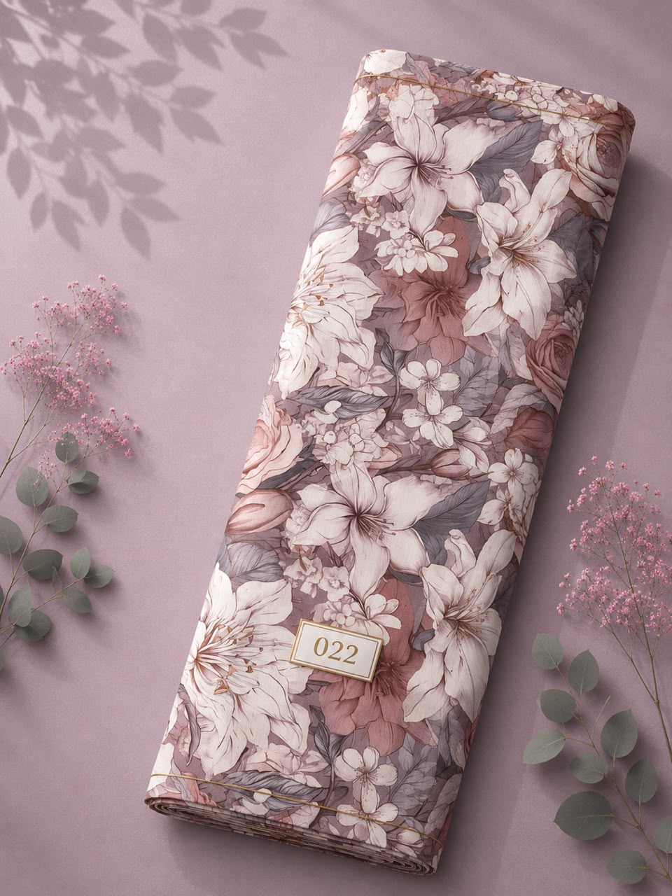 LAI-0022_1 Petal flower style with pink,green colors - Image 1