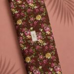 Rose flower style with brown,pink colors