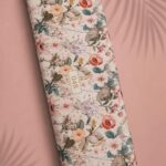 Petal flower style with pink,green colors